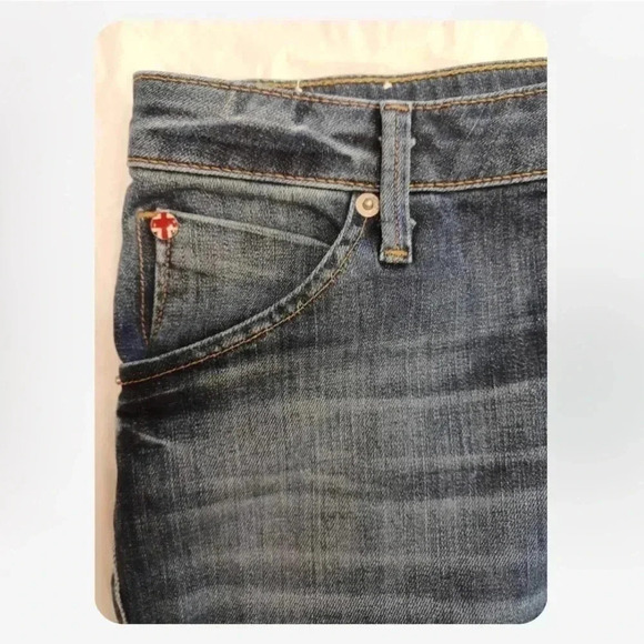 Hudson Jax Boyfriend Skinny Dark Wash Jeans Size 28 - Picture 12 of 14